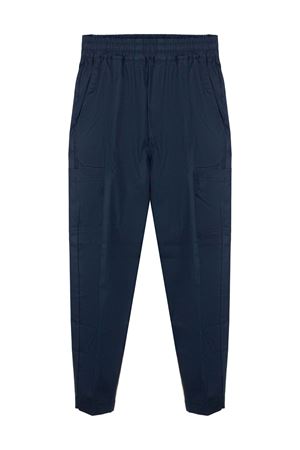 Pantalone misto cotone blu YES LONDON | XP3355BLU